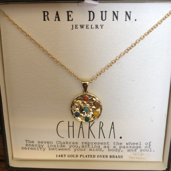 Rae Dunn Jewelry - Rae Dunn CHAKRA necklace